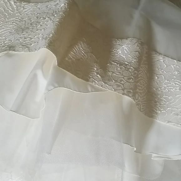 Zoe Ltd Girls Formal Dress Ivory Size 16 - Picture 10 of 12